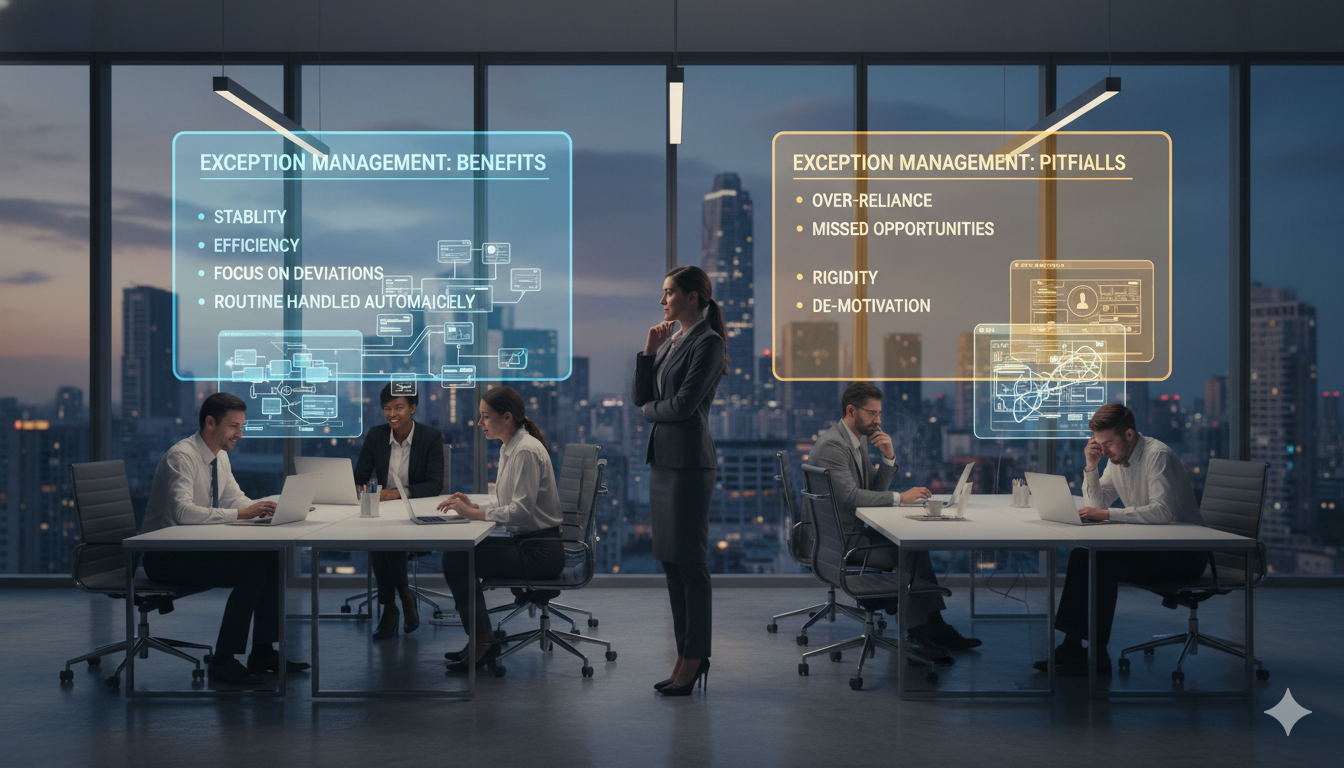 組織を安定させる例外管理のメリットと弊害