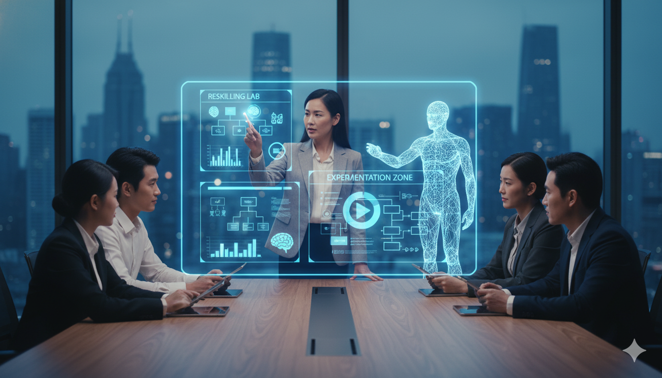 職場をリスキリングの実験場にする