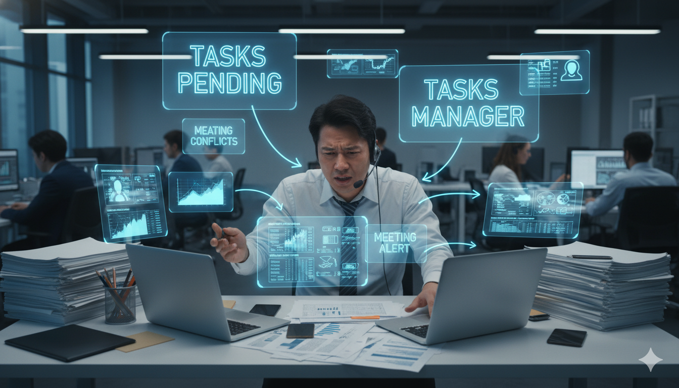 プレイングマネージャーの業務過多